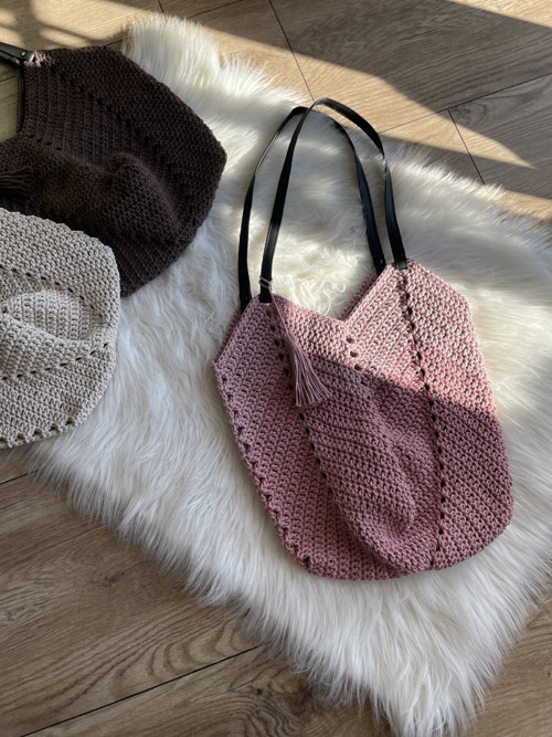 Háčkovaná TulipBag — foto 3