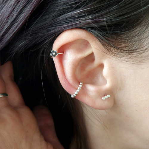 Náušnice piercing Kvítek — foto 2