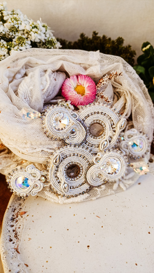 Wedding spirals - sutaškové náušnice — foto 5