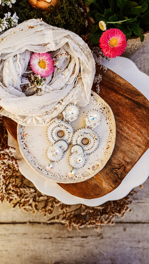 Wedding spirals - sutaškové náušnice — foto 6
