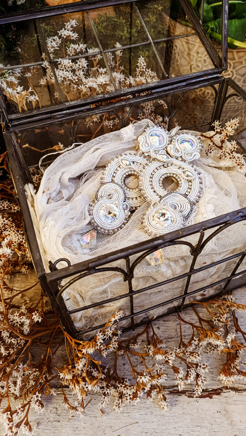Wedding spirals - sutaškové náušnice — foto 2