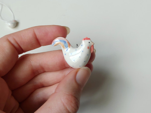 Slepičí rodinka porcelánová — foto 4