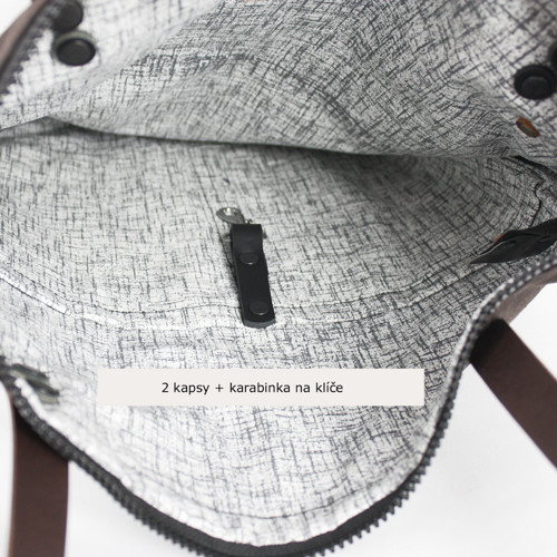 Černá dámská crossbody kabelka HARMONY — foto 3