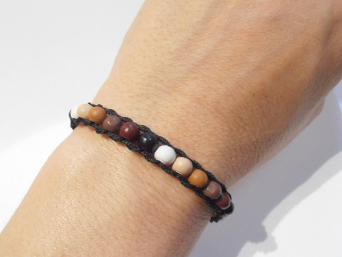 *Wrap dřevěný náramek* - Unisex — foto 2