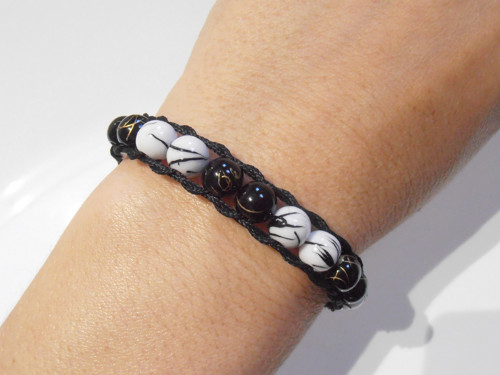 *Wrap korálkový náramek* - Unisex — foto 5