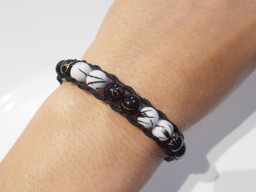 *Wrap korálkový náramek* - Unisex — foto 4