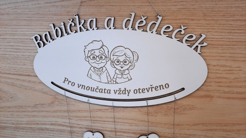 Závěsná dekorace pro Babičku a Dědu — foto 2