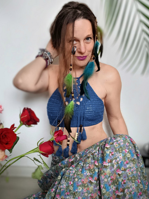 Boho Top Háčkovaný — foto 4
