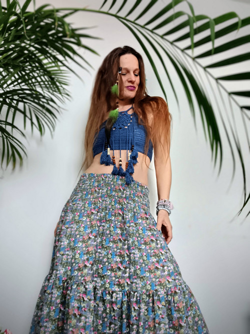 Boho Top Háčkovaný — foto 3