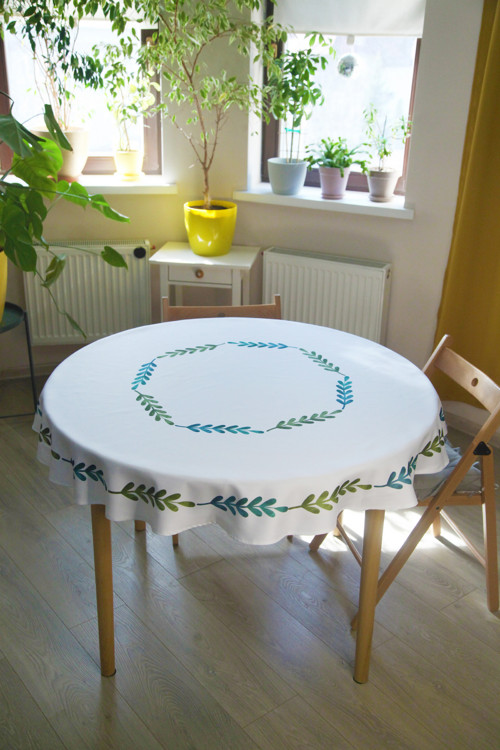 Ubrus kulatý — foto 2