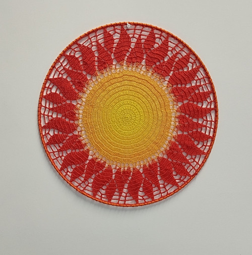 Háčkovaná Mandala - Slunce ve Vašem Domově — foto 2