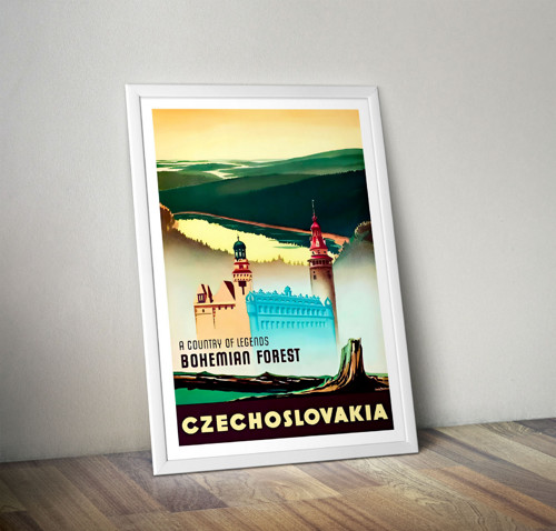 Vintage plakát Český les — foto 5