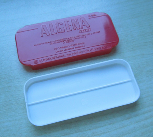 Retro krabička od léků Algena — foto 5