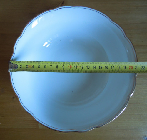 Retro porcelánová mísa — foto 5