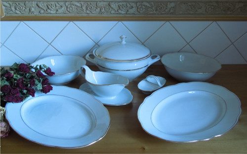 Retro porcelánová slánka — foto 6