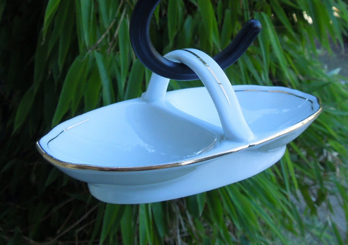 Retro porcelánová slánka — foto 2