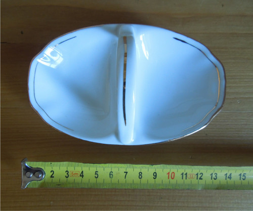 Retro porcelánová slánka — foto 5