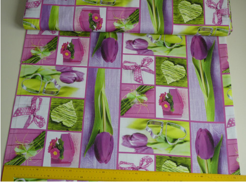 Látka Tulipán digi — foto 2