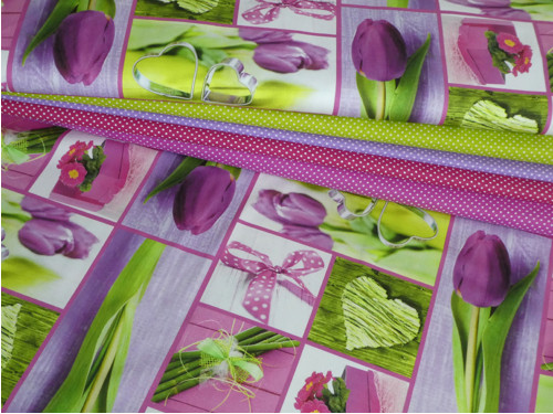 Látka Tulipán digi — foto 4