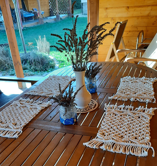 Macramé prostírání — foto 2