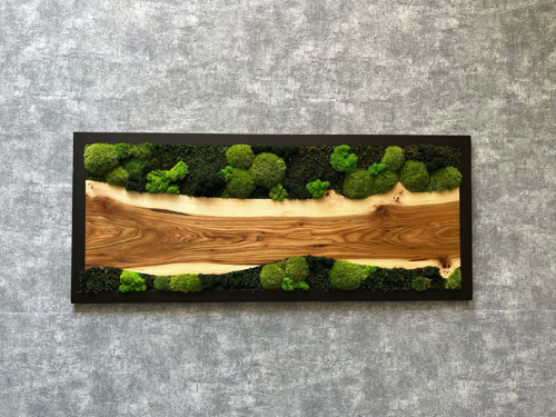 Mechový obraz 95x40cm — foto 2