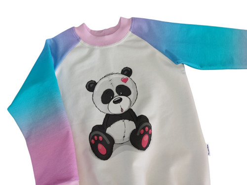 Dívčí mikina - Panda vel. 128 — foto 2