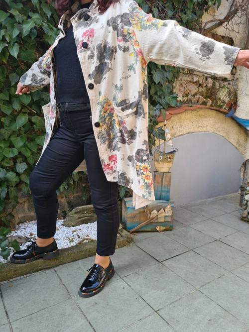 Boho kabát, XL/XXL — foto 3