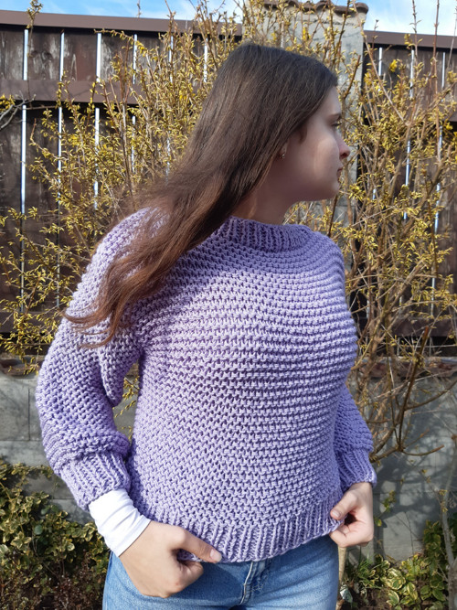 Levandulový svetr — foto 3