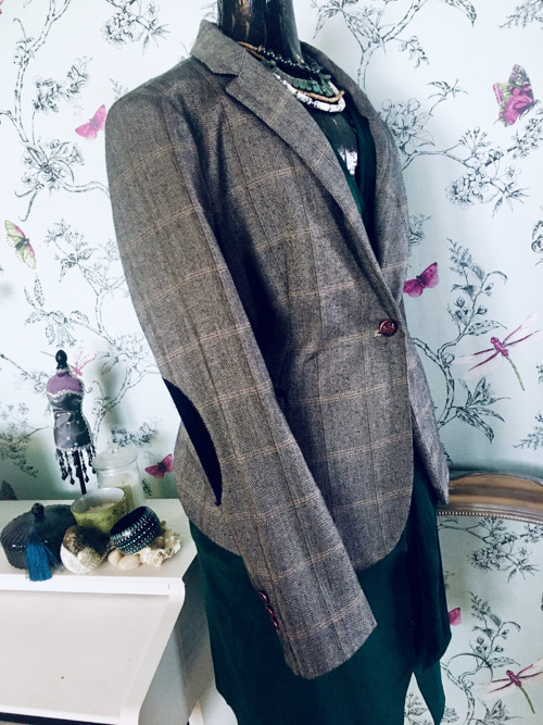 Sako dandy, záplaty na rukávech — foto 3