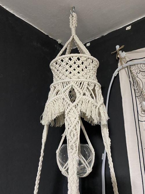 Macrame závěsná dekorace — foto 2