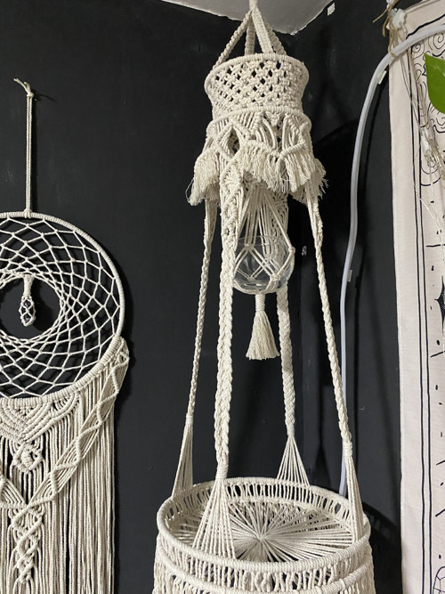 Macrame závěsná dekorace — foto 3
