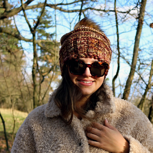 Čepice chunky merino "Masala" — foto 5