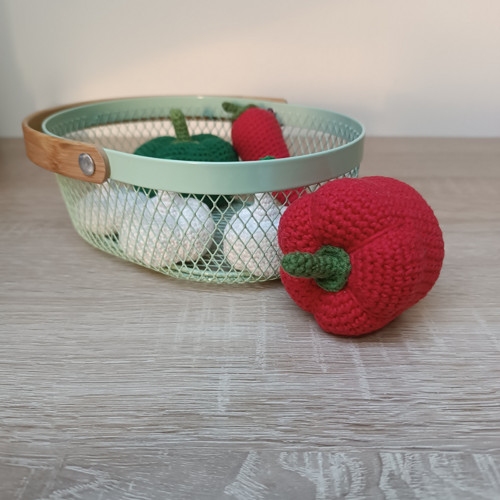 Háčkovaná paprika - červená — foto 4