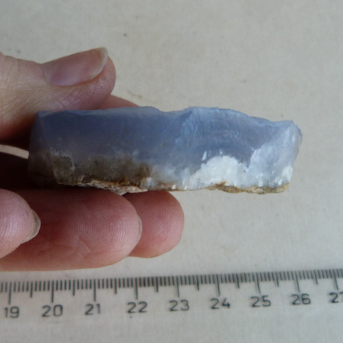 Chalcedon krajkový surový - 5,5 cm — foto 5