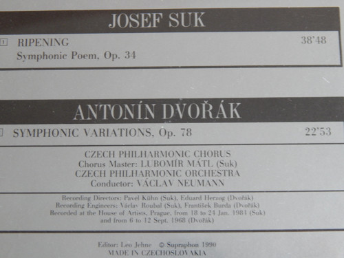 Cd - Dvořák, Brahms, Suk — foto 4