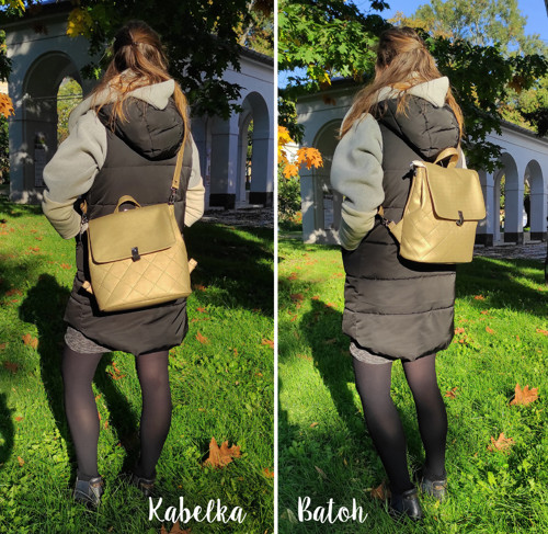 Vanessa backpack šedá s tkanou látkou — foto 6