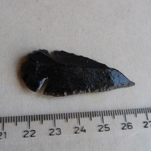 Obsidián černý - hrot - 5 cm (OH5) — foto 4