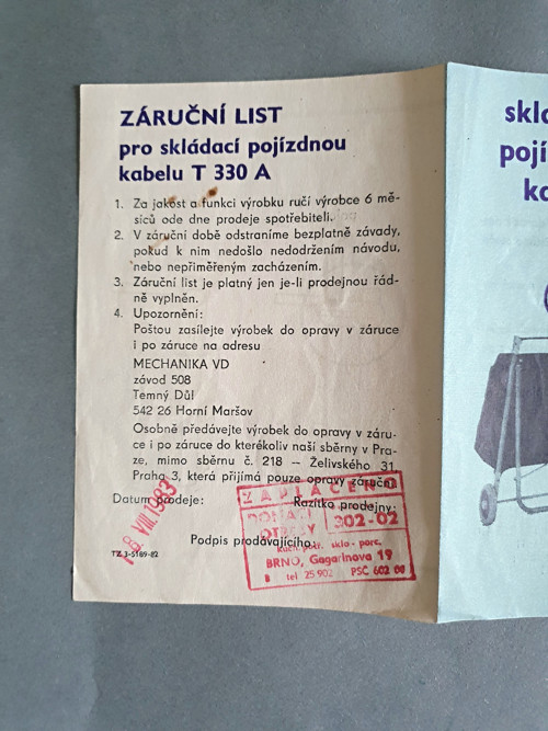 Pojízdná kabela — foto 3