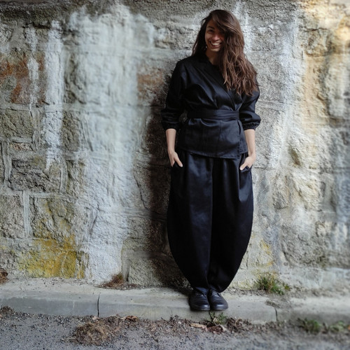 Kalhoty široké s obloukem — foto 2