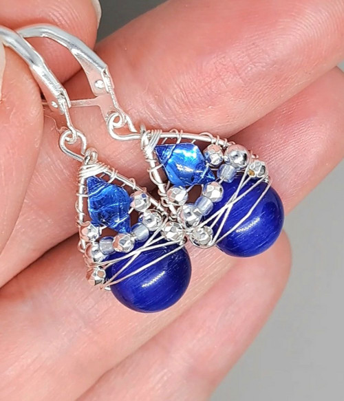 Náhrdelník BLUE EYE & SILVER — foto 3