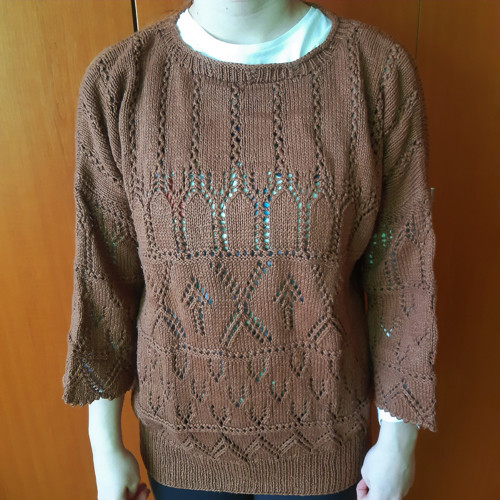 Hnědý pulovr — foto 3