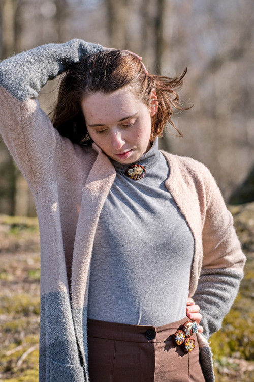 Měsíční mechová brož I — foto 4