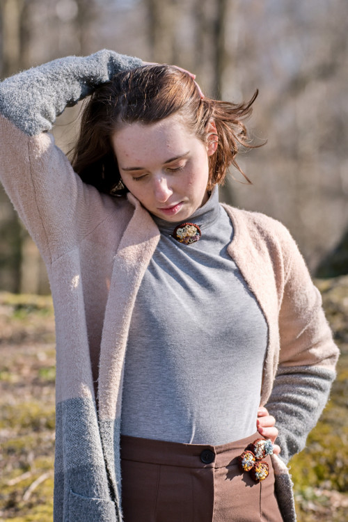 Měsíční mechová brož V — foto 4
