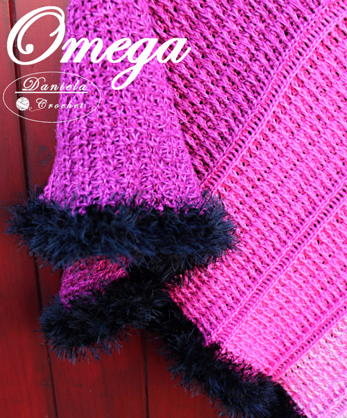 NÁVOD na háčkovaný šátek - OMEGA — foto 4