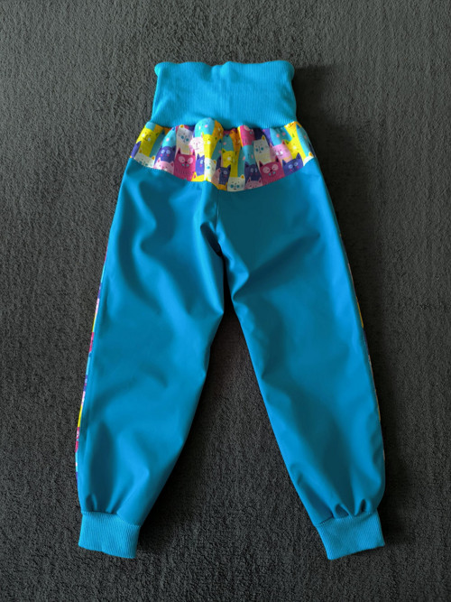 Letní softshellové kalhoty vel. 98 — foto 2