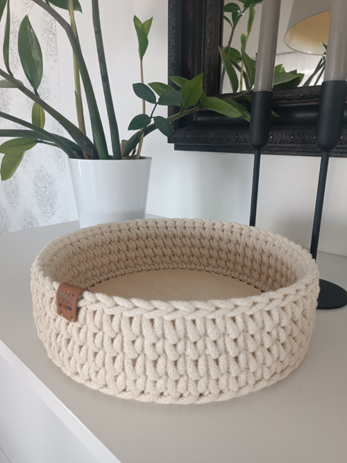 Háčkovaný košík - ošatka — foto 2