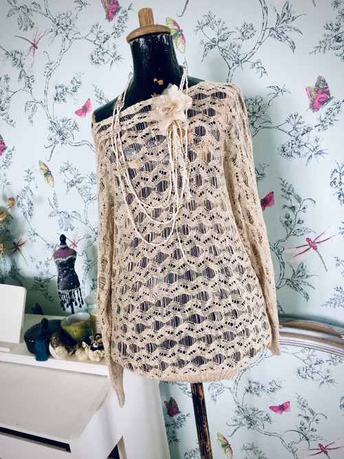 Svetřík boho přízový — foto 2
