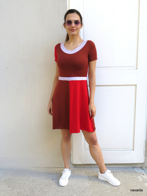 ESTEL- trojbarevné letní šaty — foto 2
