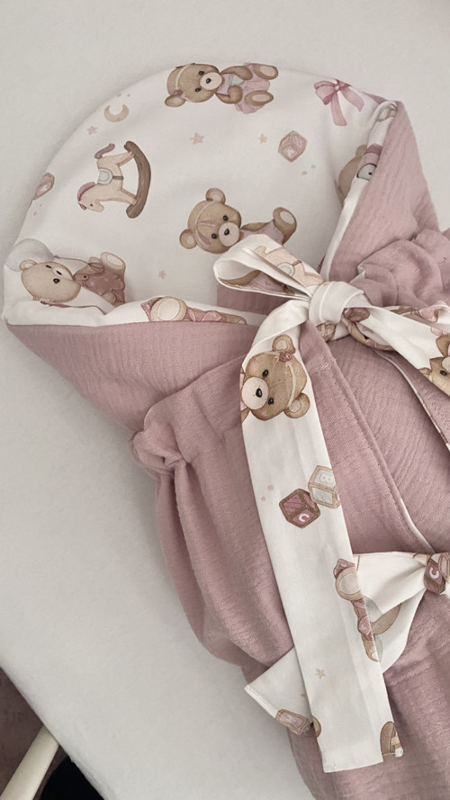 Mušelínový set s medvídky — foto 6