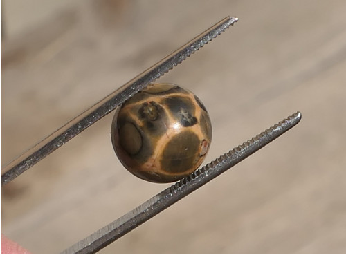 Kulička - jaspis leopardí 10,1 mm V878 — foto 4